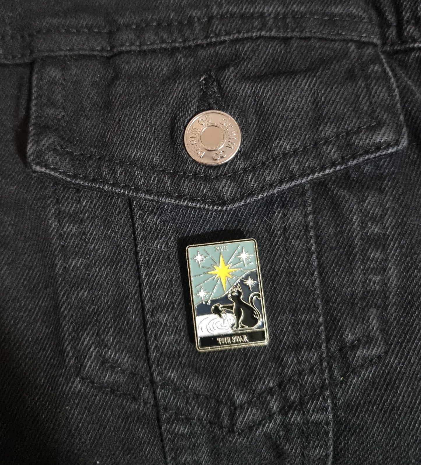 The Star Tarot Card Pin Badge