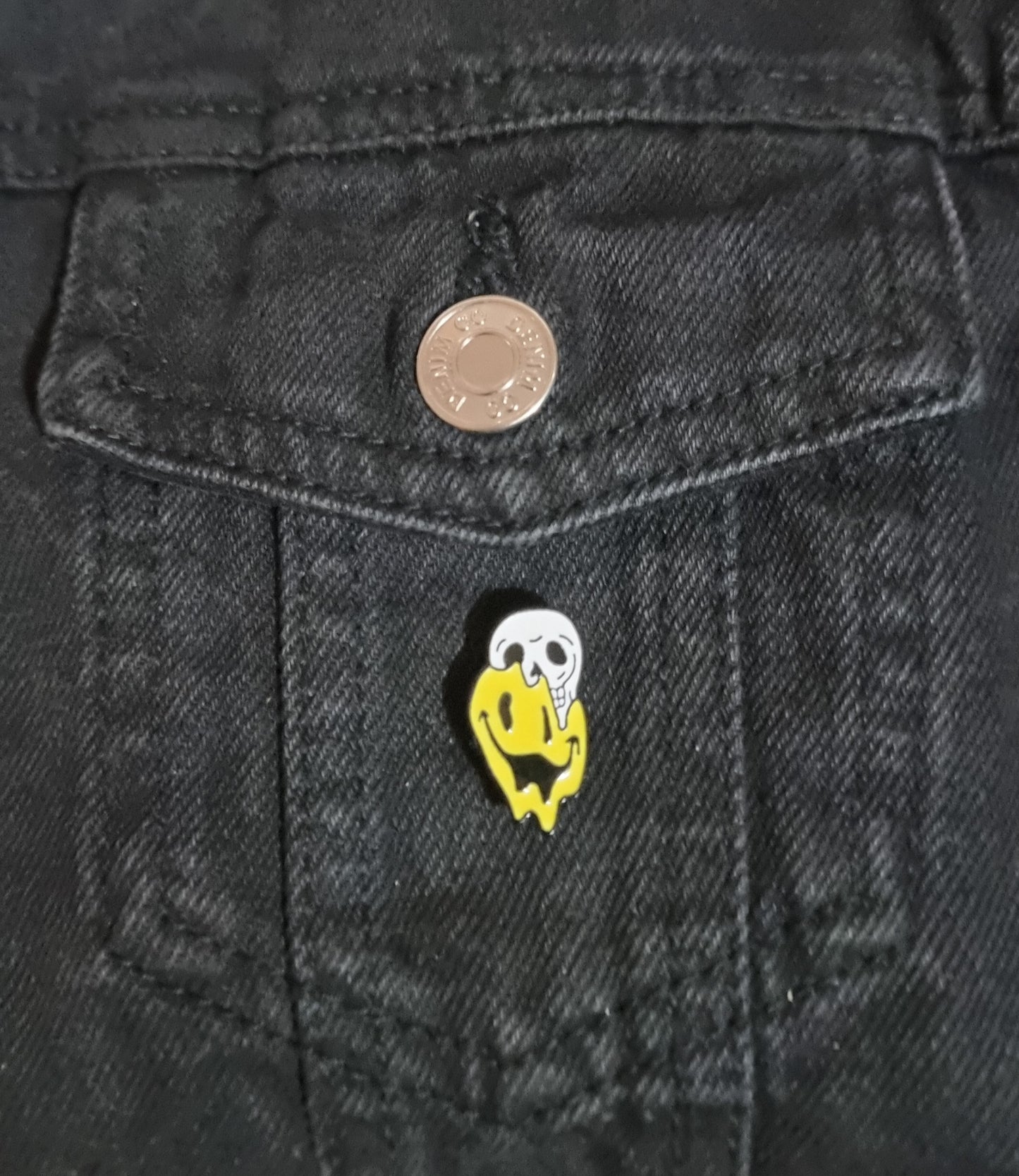 Melting Emoji Pin Badge