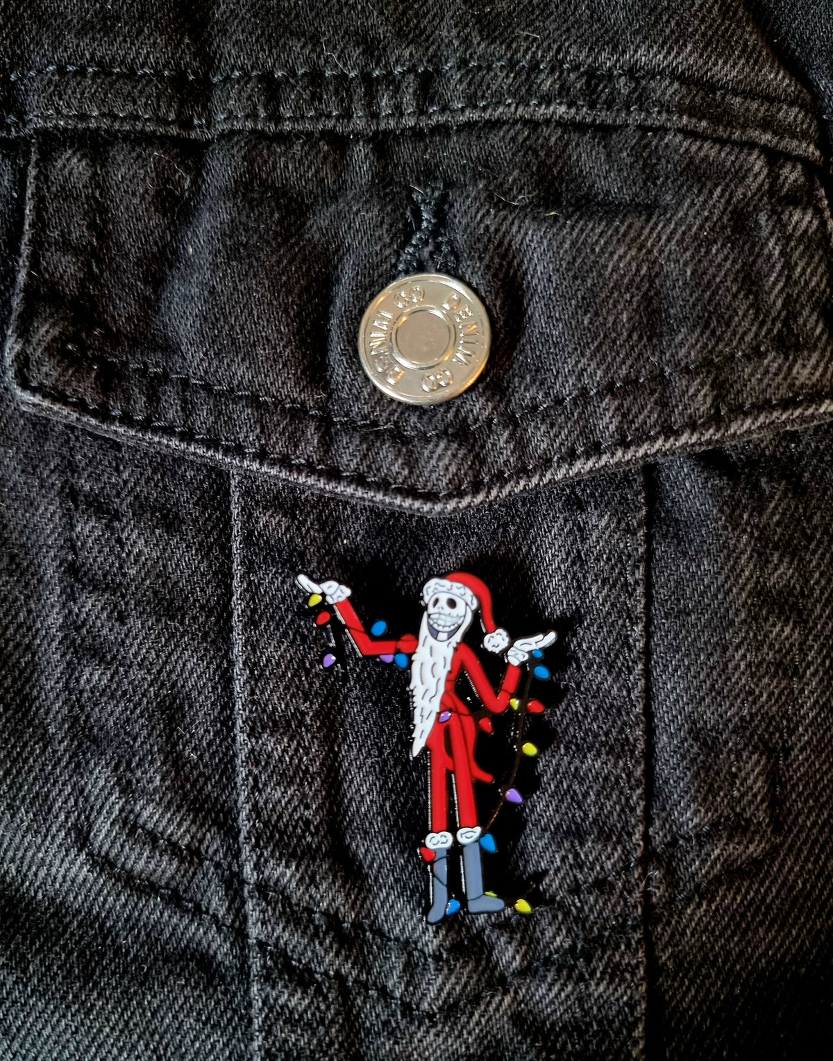 Christmas Jack Pin Badge