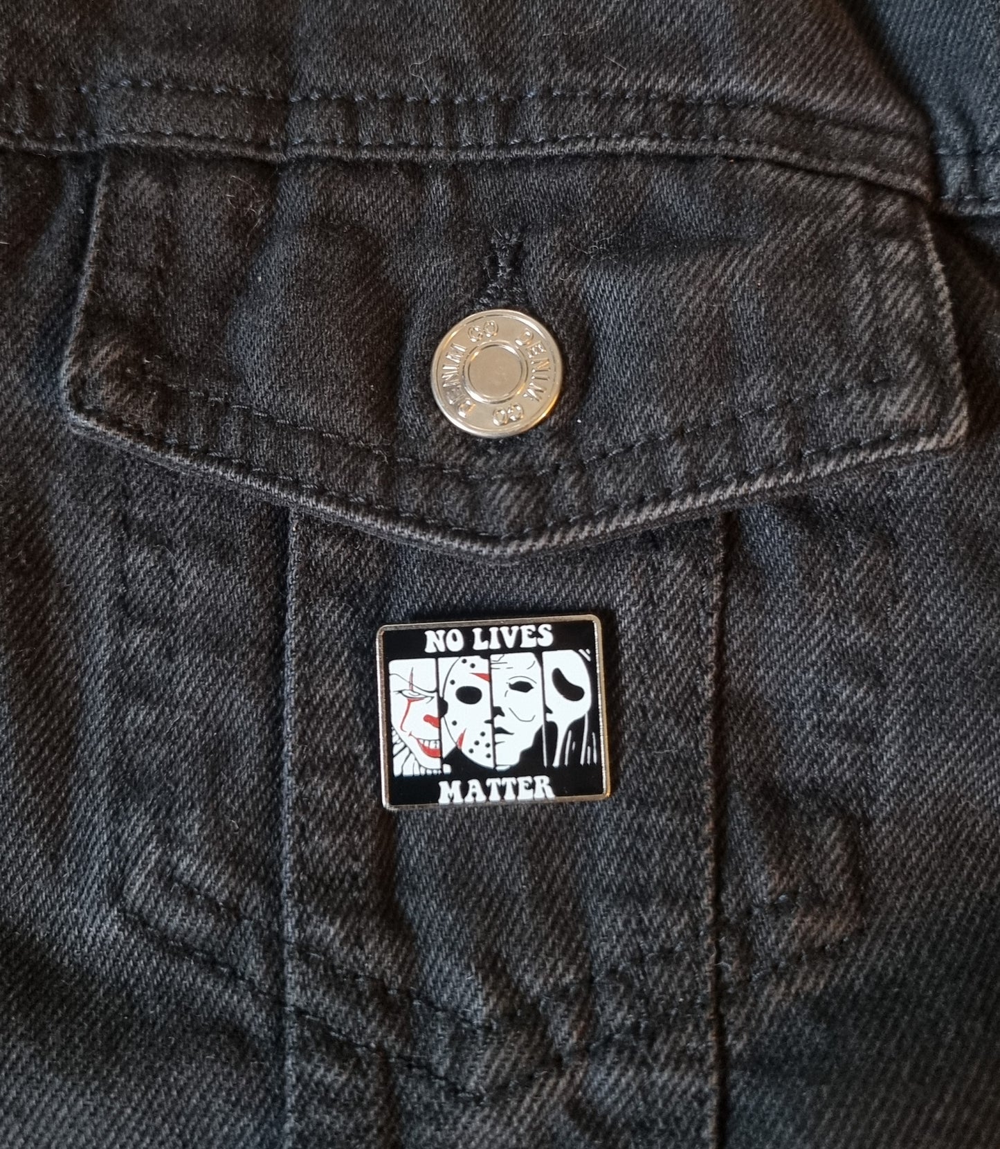 No Lives Matter Pin Badge