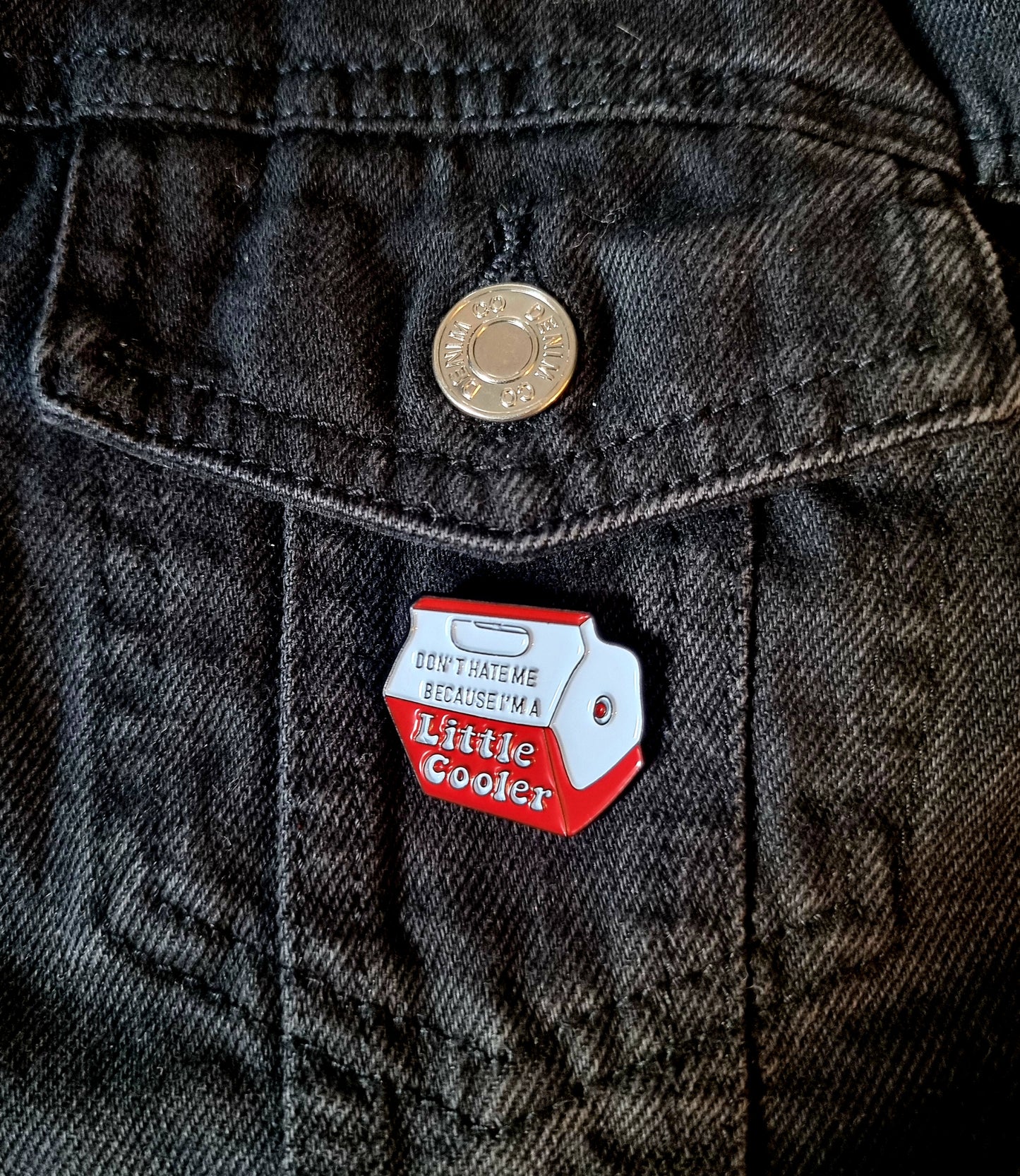 Little Cooler Pin Badge