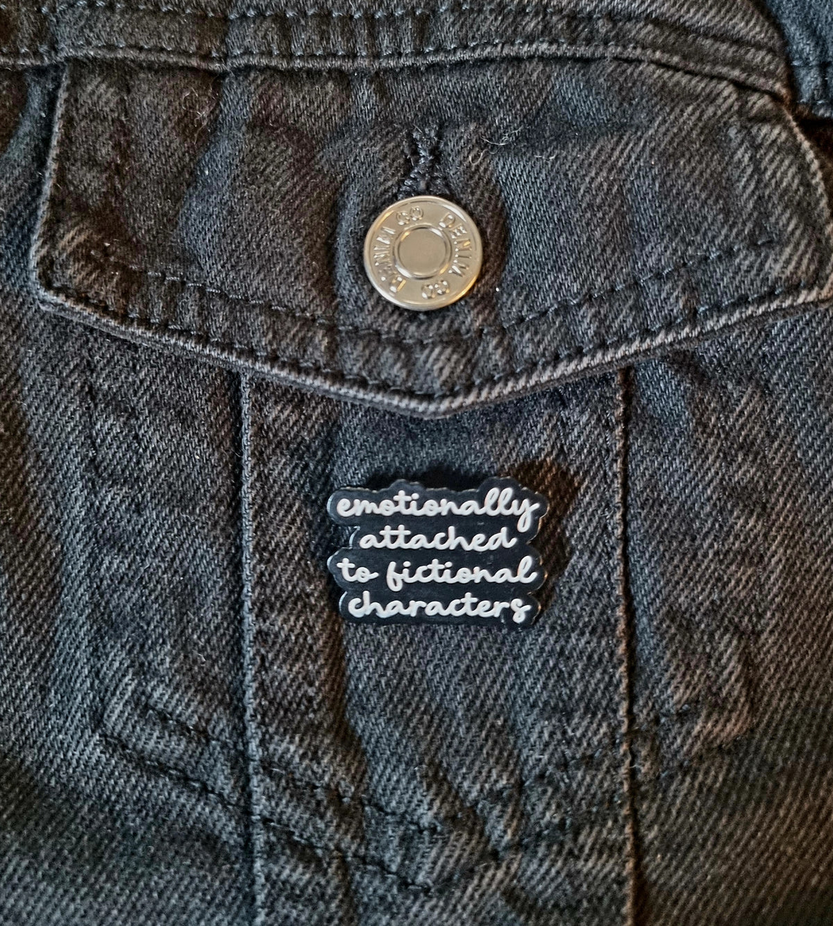 Emotionally Attached Pin Badge