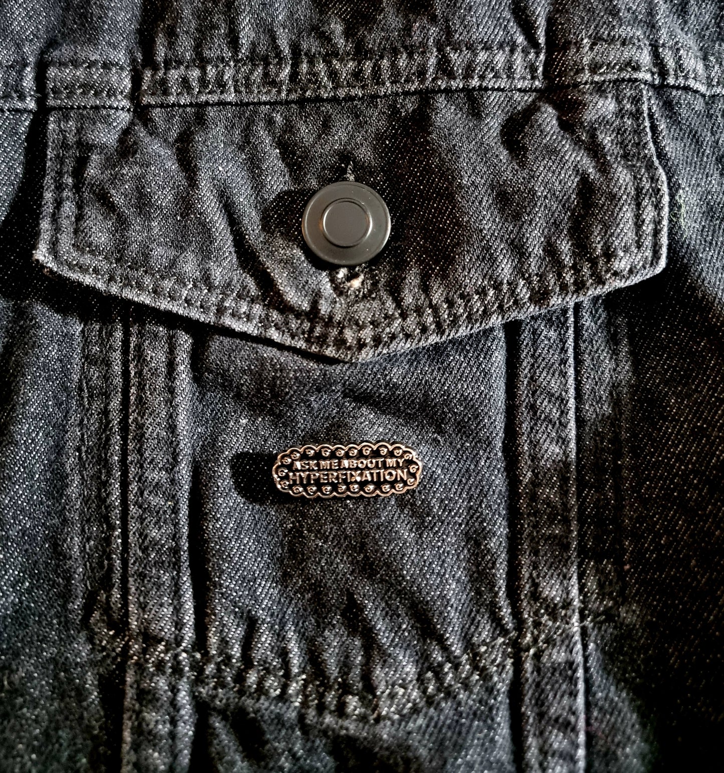 Hyperfixation Pin Badge