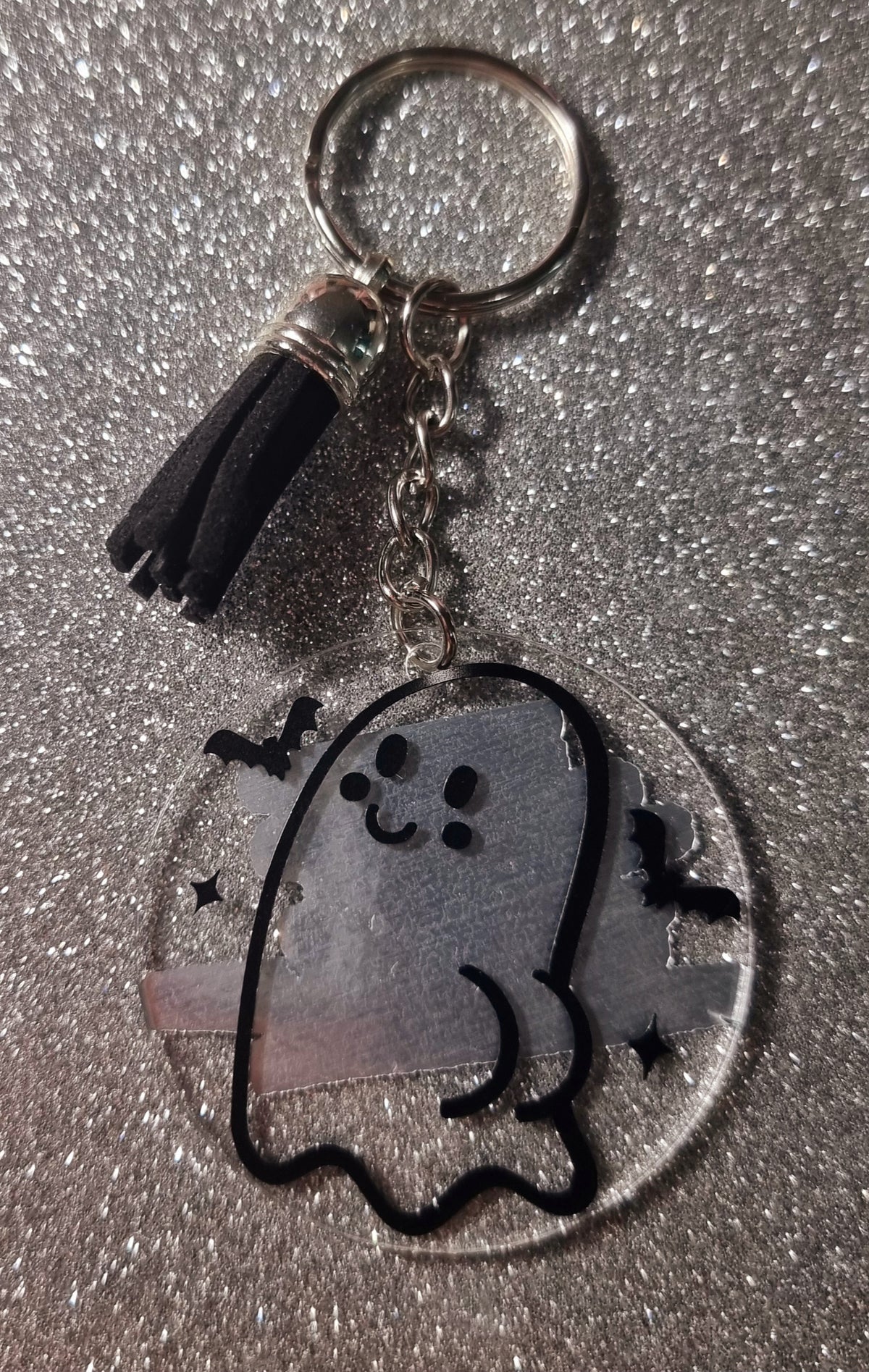 BOOO-tilicious Ghost Keychain