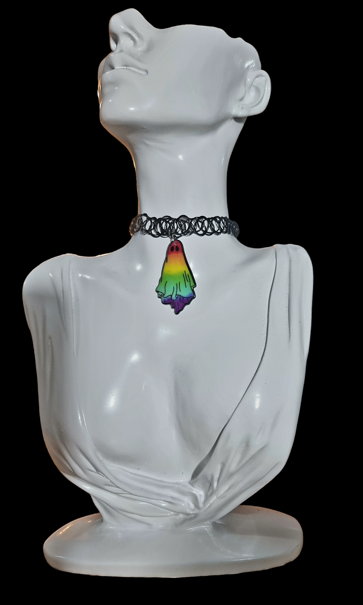 Rainbow Ghost Choker