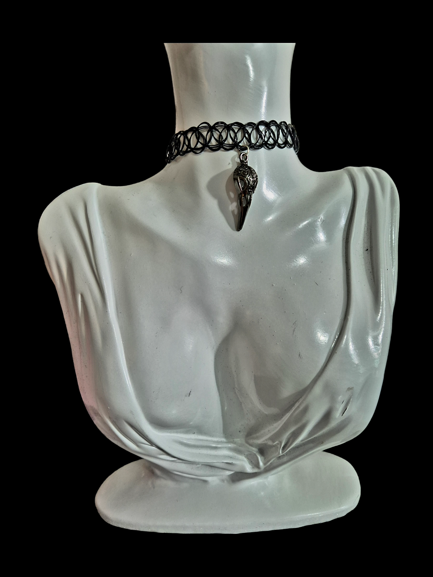 Crow Skull Choker
