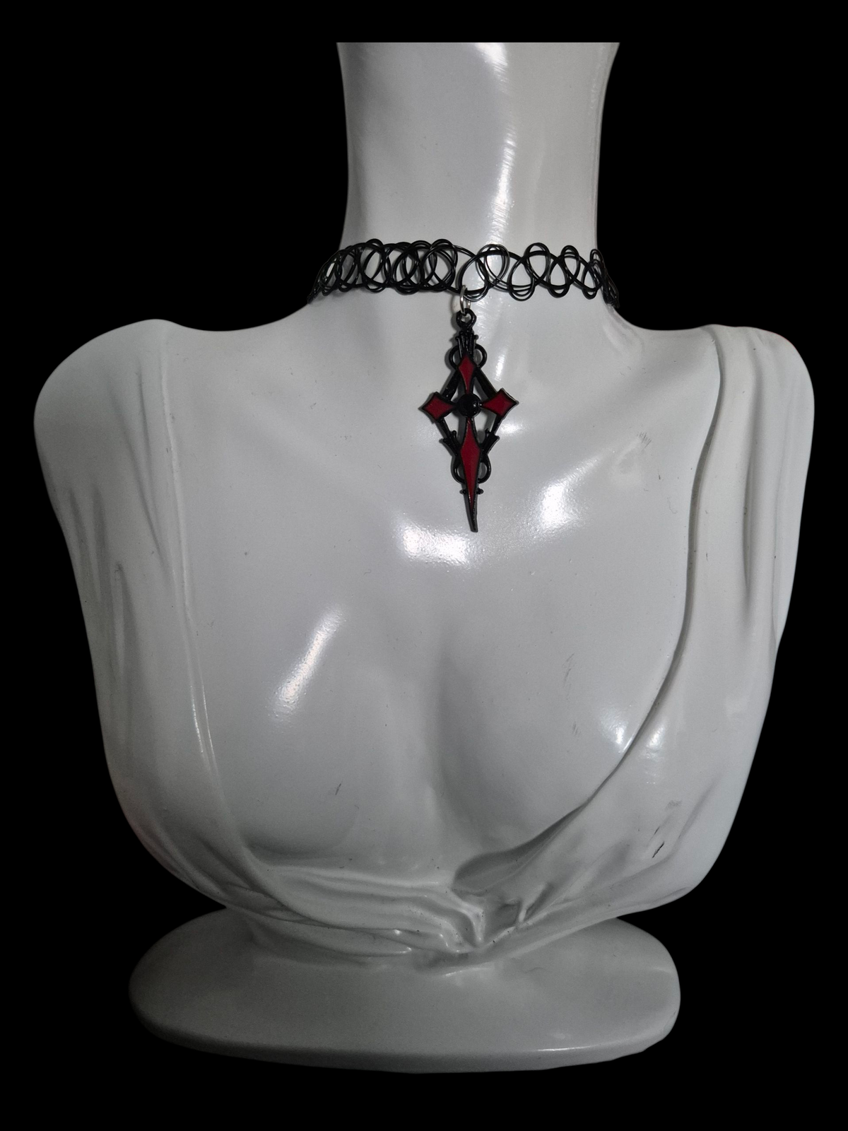 Gothic Cross Choker