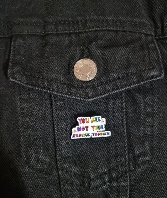 Anxious Thoughts Pin Badge