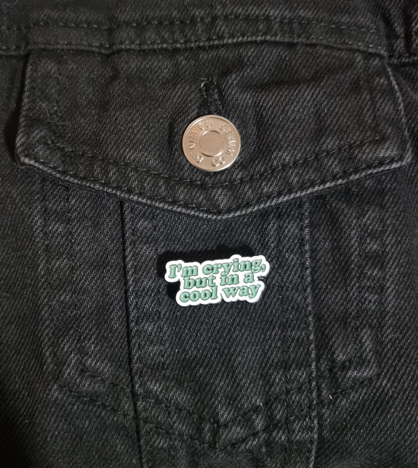 I'm Crying Pin Badge