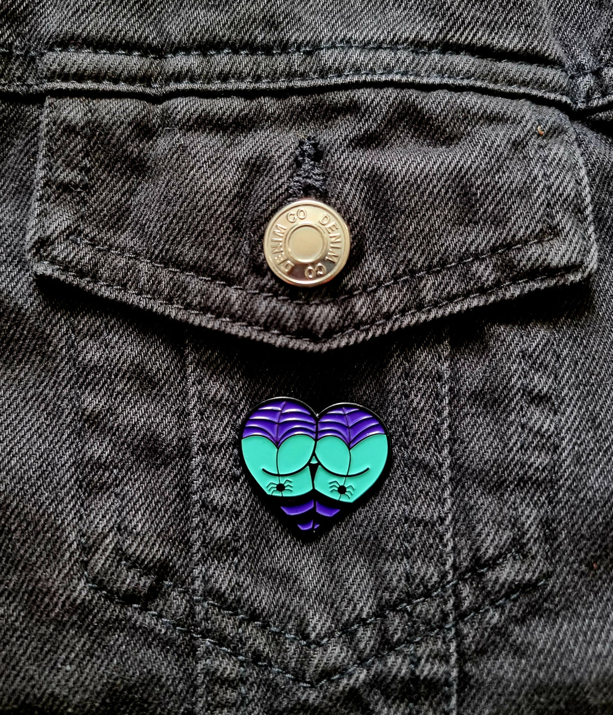 Witches Booty Pin Badge