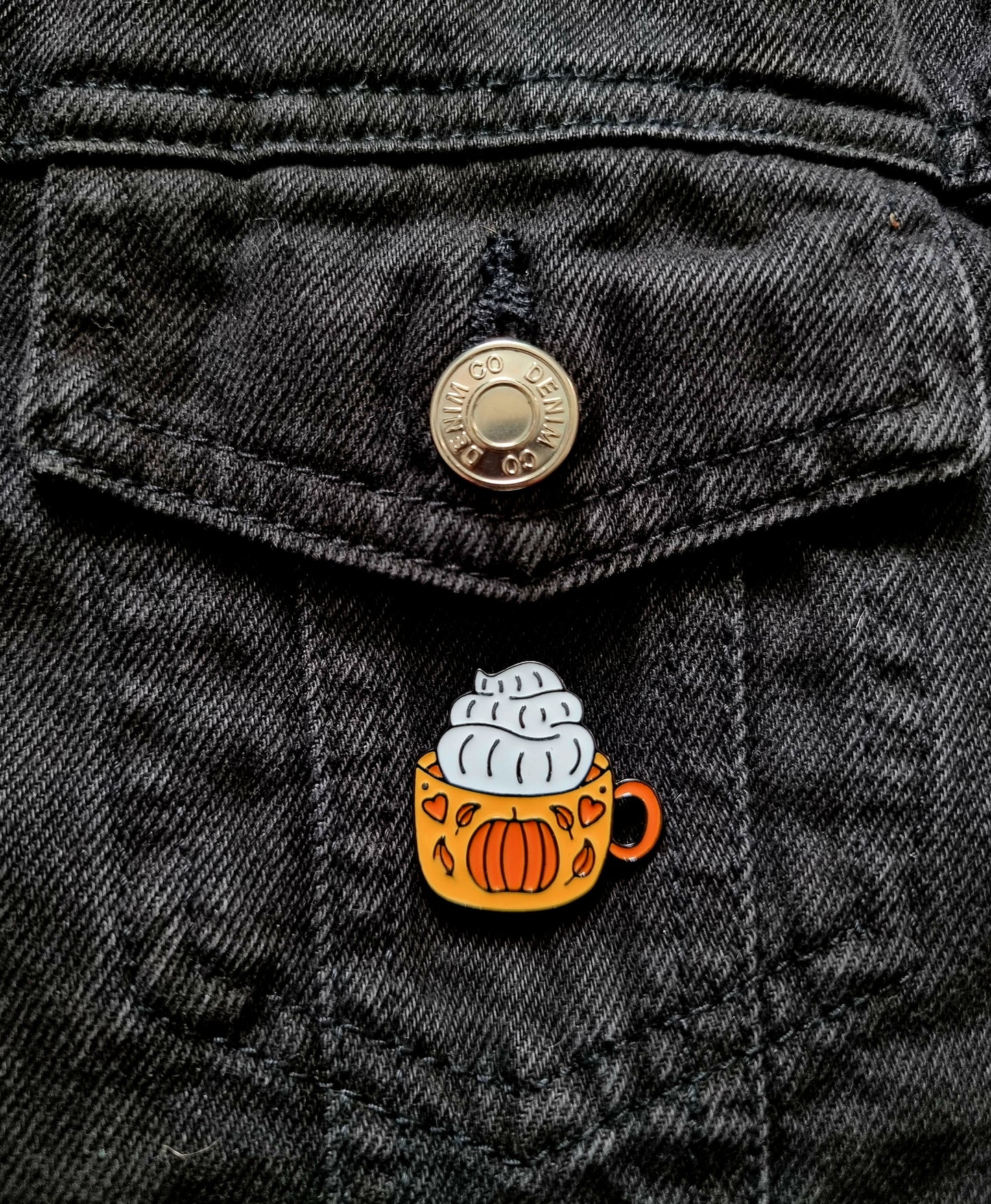 Pumpkin Spice Pin Badge