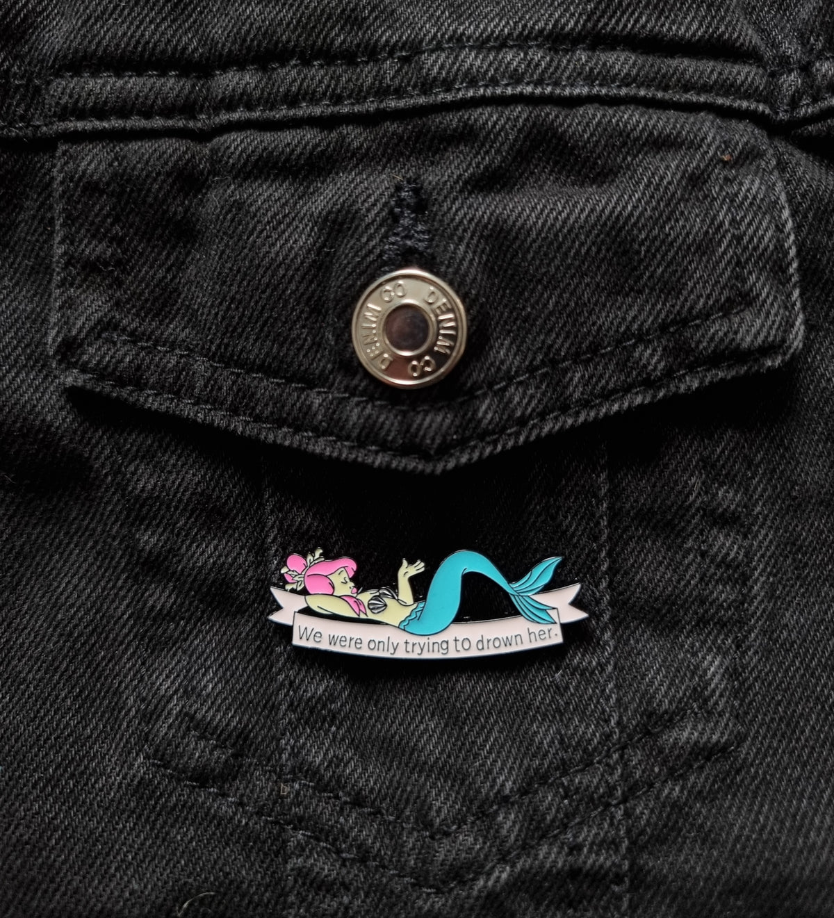 Mermaid Pin Badge
