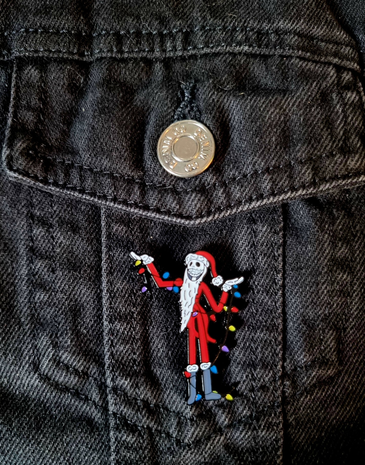 Christmas Jack Pin Badge