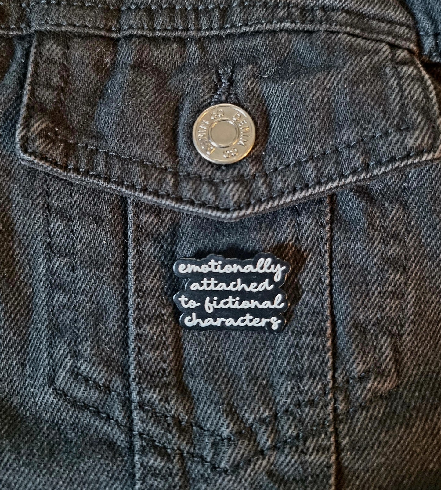 Emotionally Attached Pin Badge