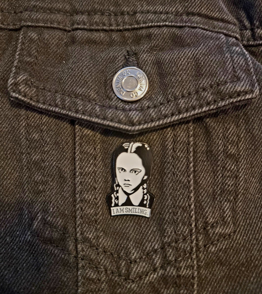 I Am Smiling Pin Badge