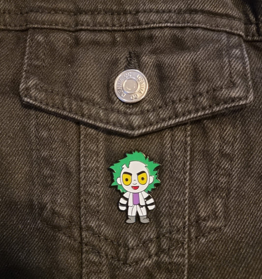 Beetlejuice Pin Badge