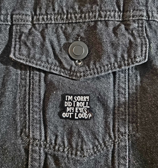 I'm Sorry Pin Badge