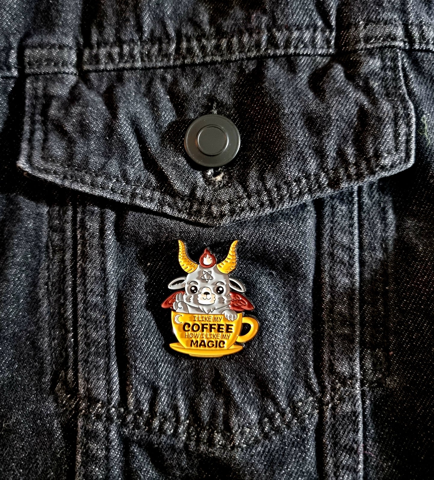 I Like My Coffee Pin Badge