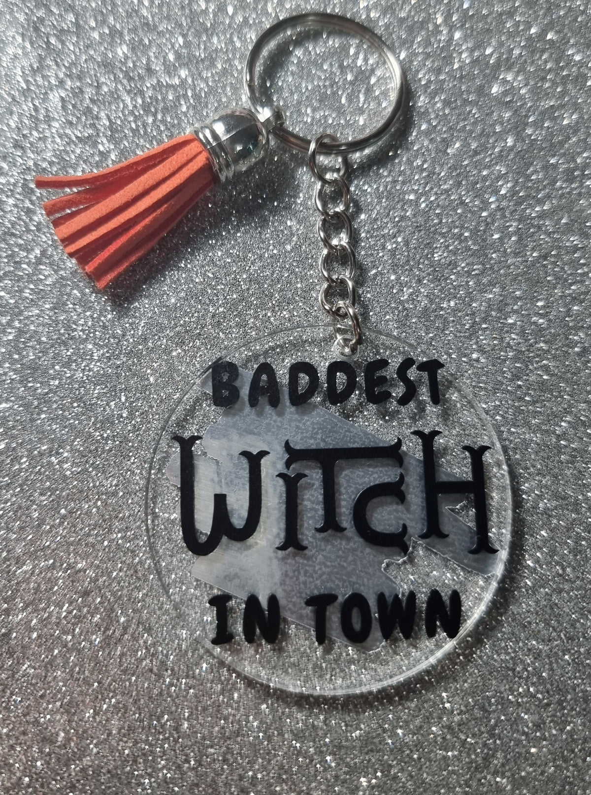 Baddest Witch Keychain