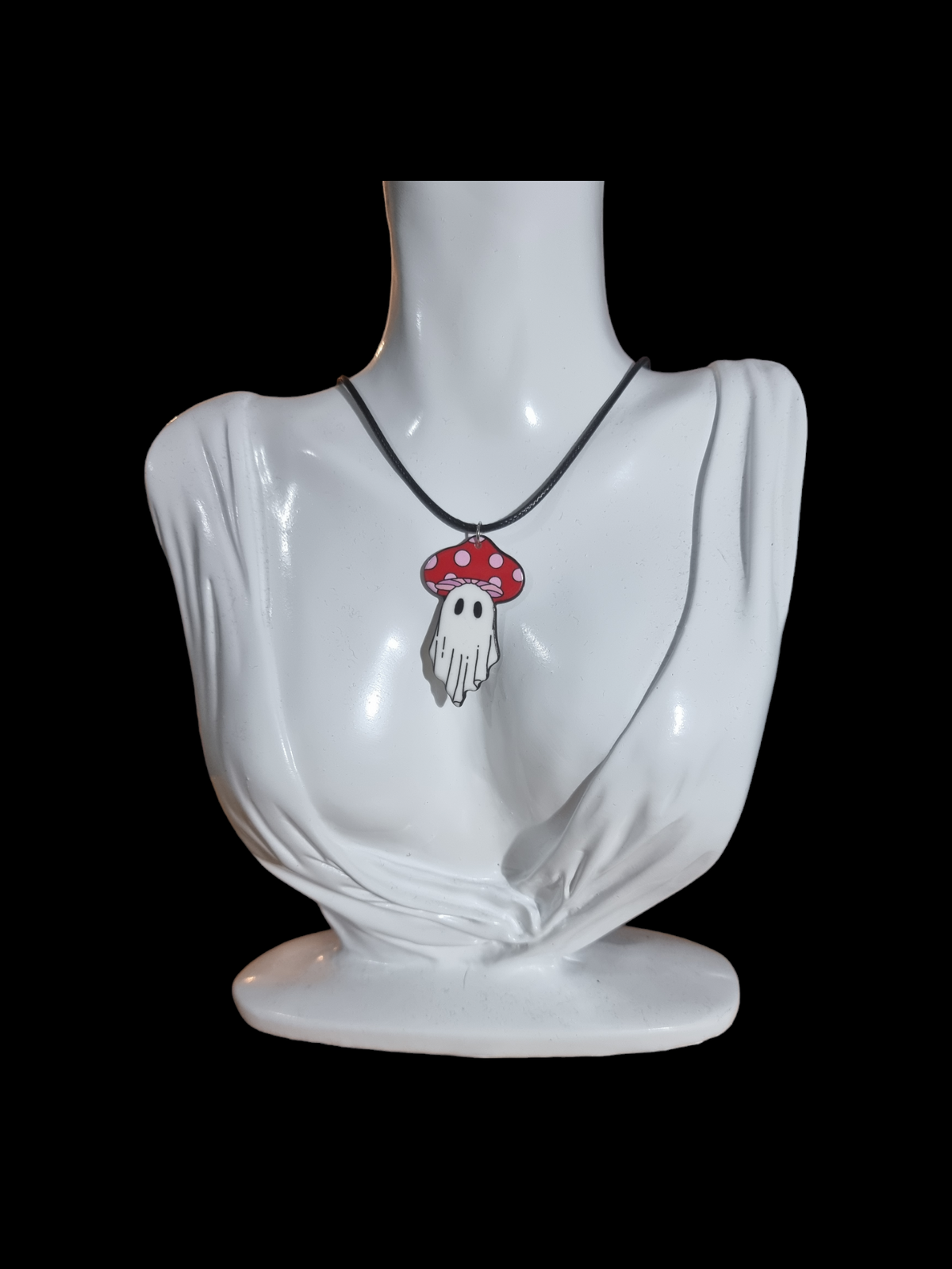 Mushroom Ghost Necklace