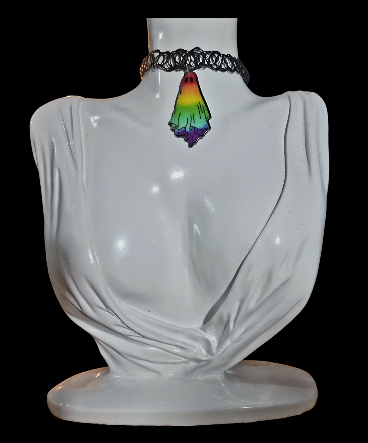 Rainbow Ghost Choker