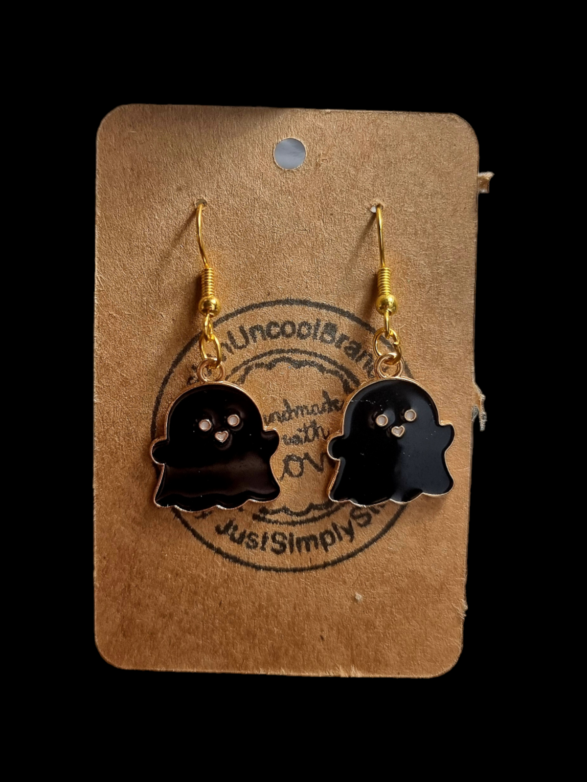 Black Ghost Earrings