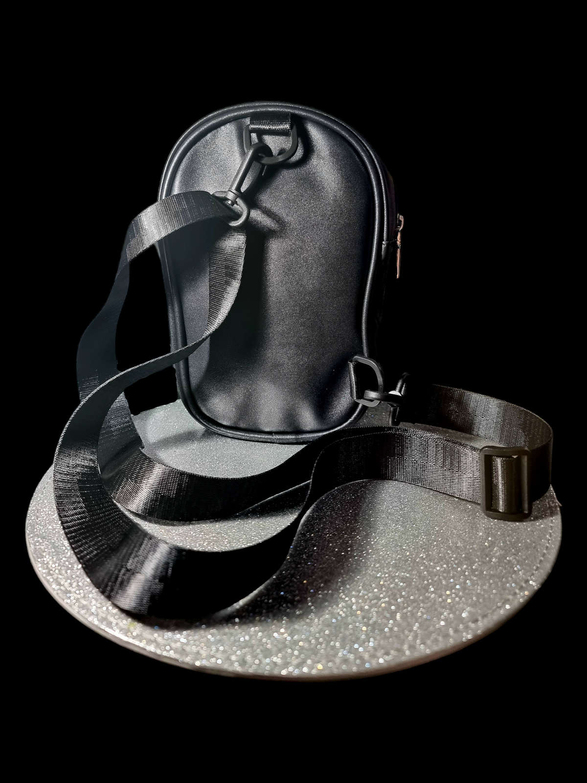 Ghost Face Shoulder Bag - Black