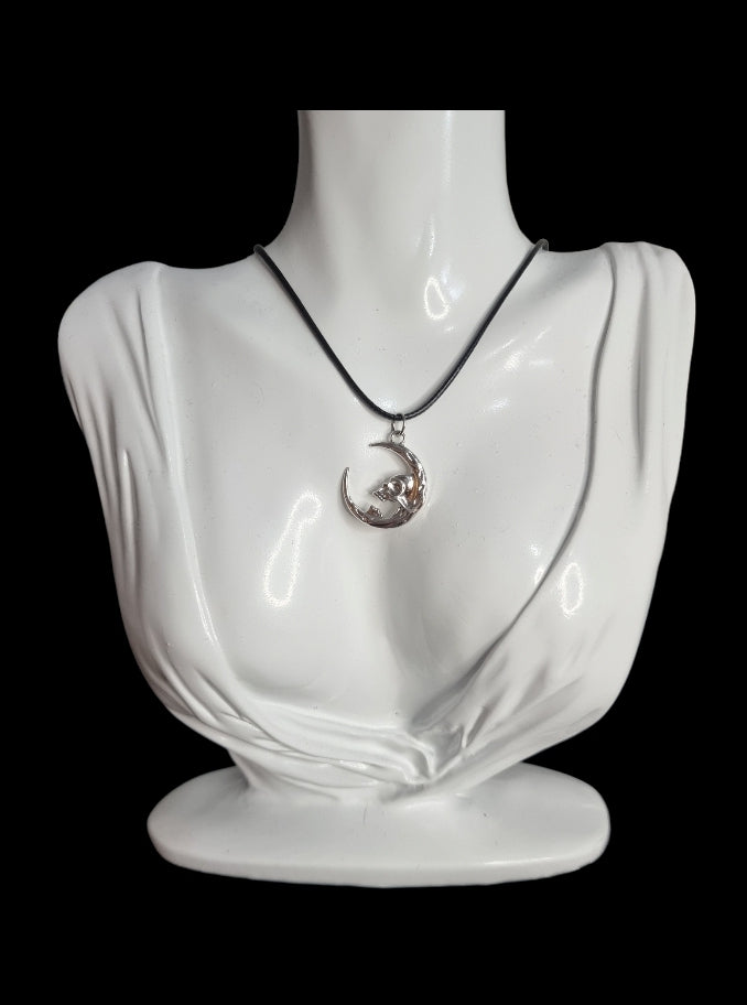 Skull Moon Necklace