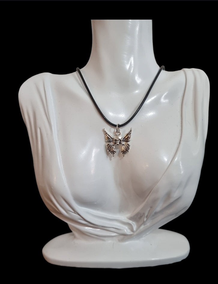 Skull Butterfly Necklace