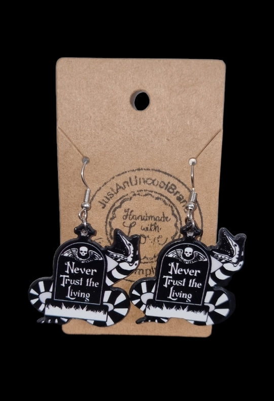 Never Trust The Living Earrings
