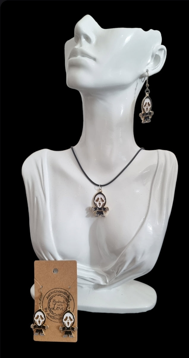 Ghost Face Earrings