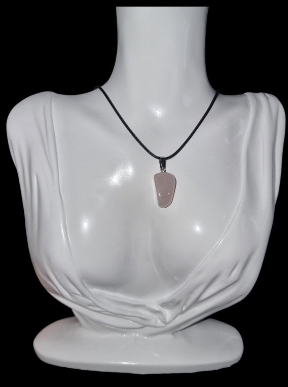 Rose Quartz Pendant Necklace