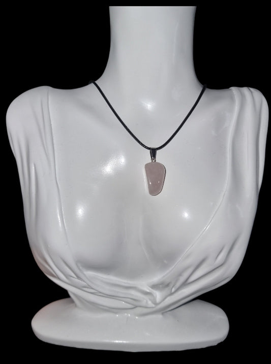 Rose Quartz Pendant Necklace