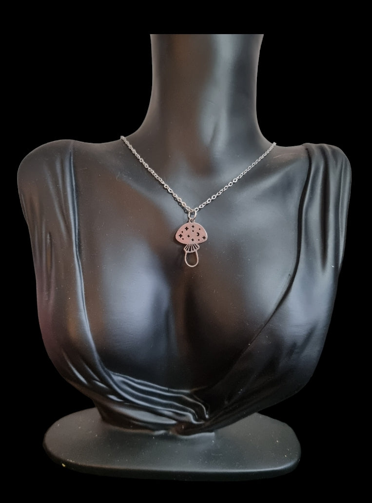 Small Toadstool Necklace