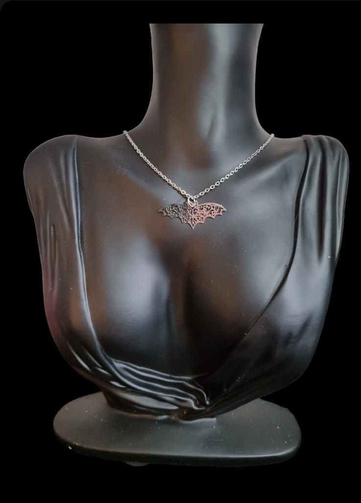 Delicate Bat Necklace