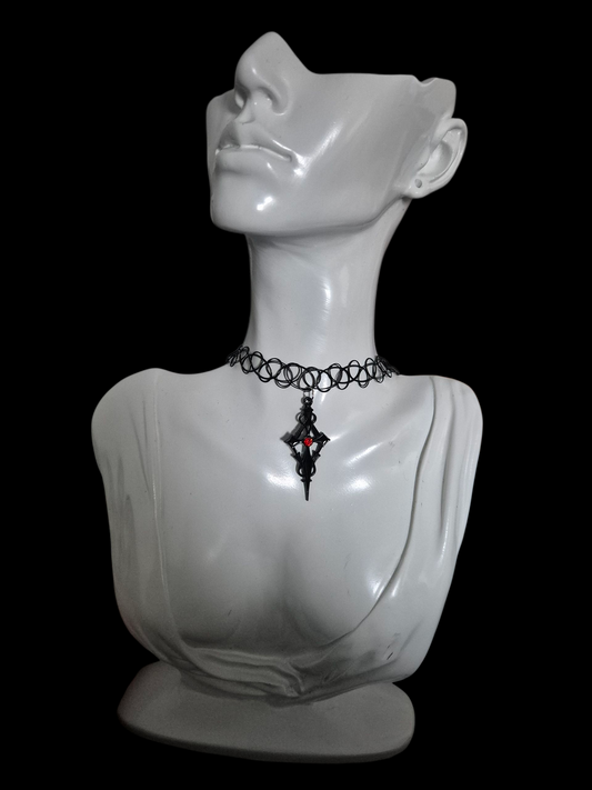 Gothic Cross Choker