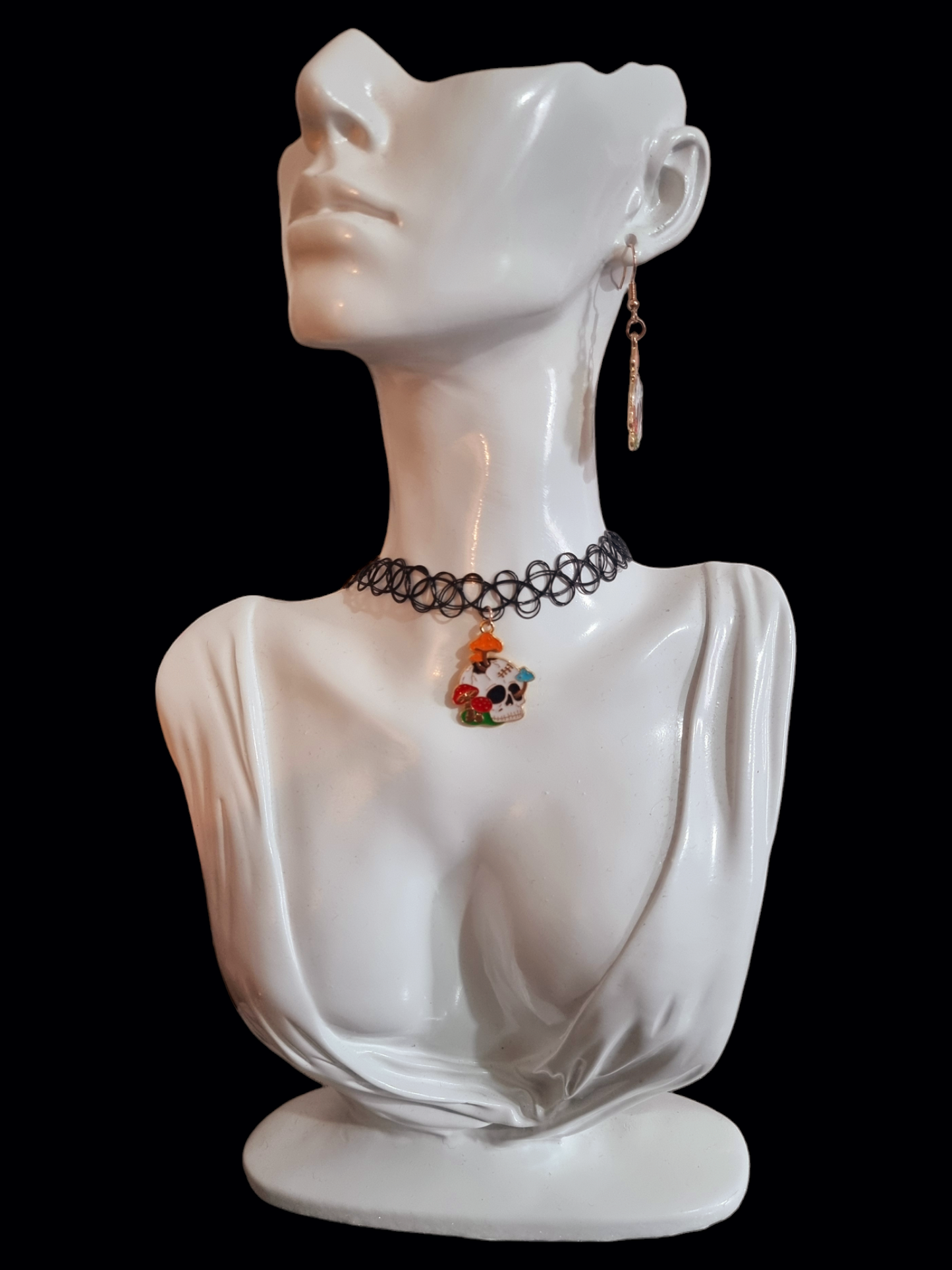 Mushroom Skull choker