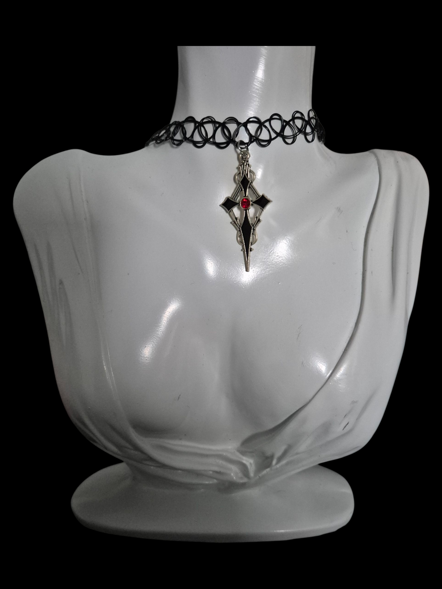 Gothic Cross Choker