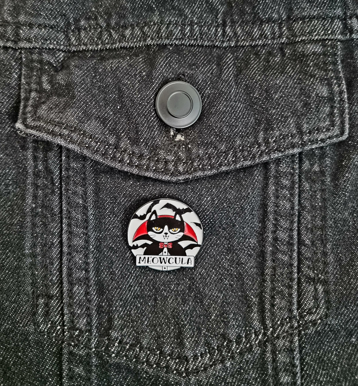 Meowcula Pin Badge