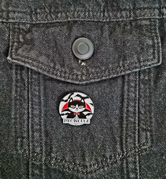 Meowcula Pin Badge