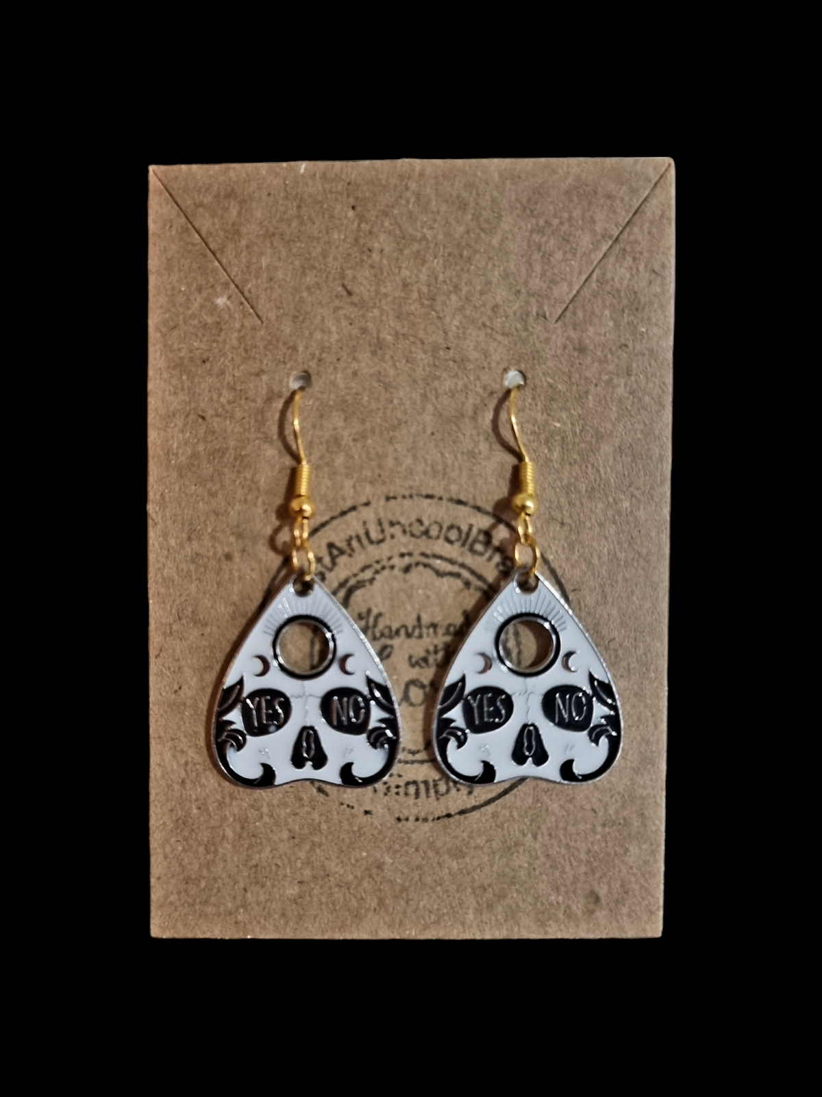 Skull Planchette Earrings