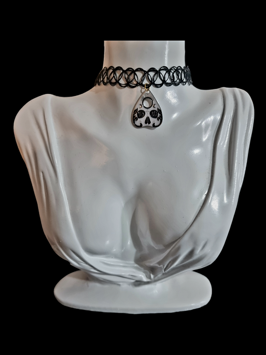 Skull Planchette Choker