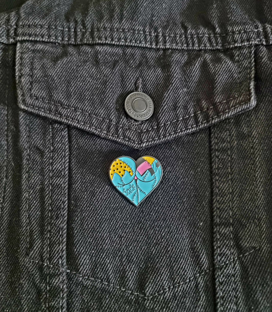 Sally Booty Pin Badge