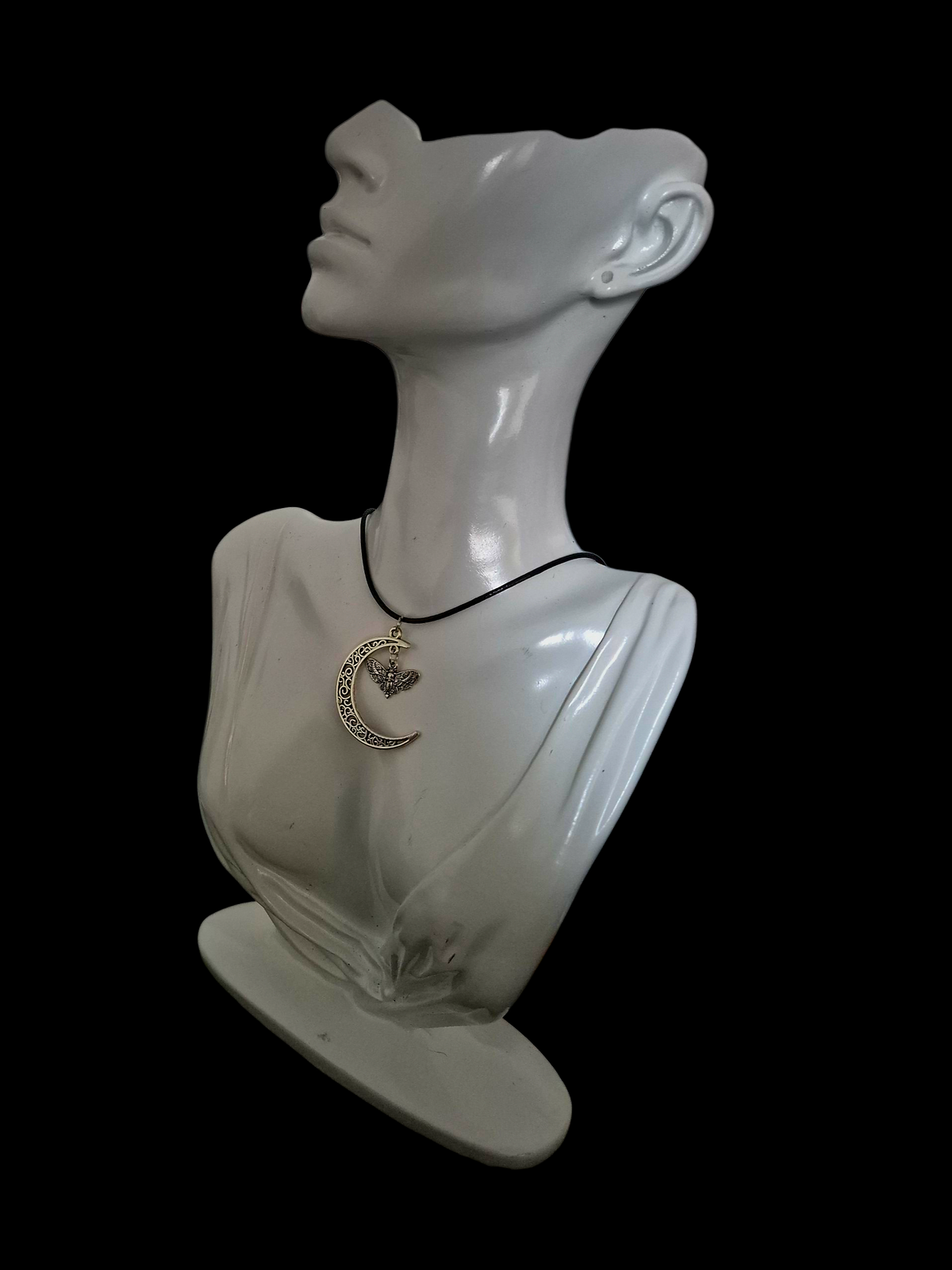 Moon&Moth Pendant Necklace