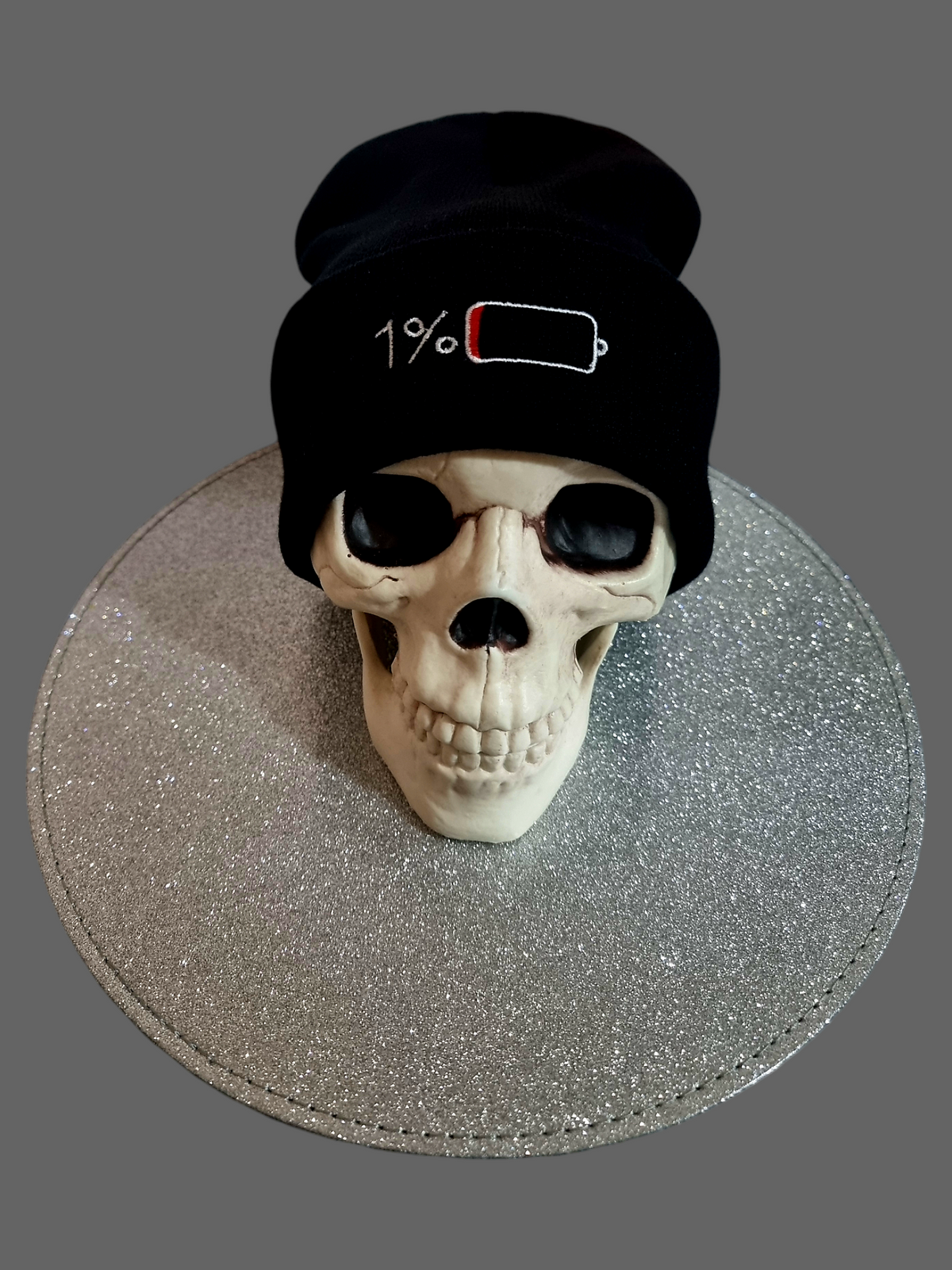 1% Battery Beanie