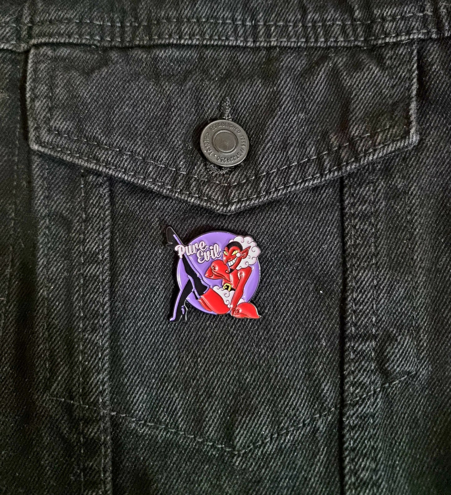 Him Pin Badge