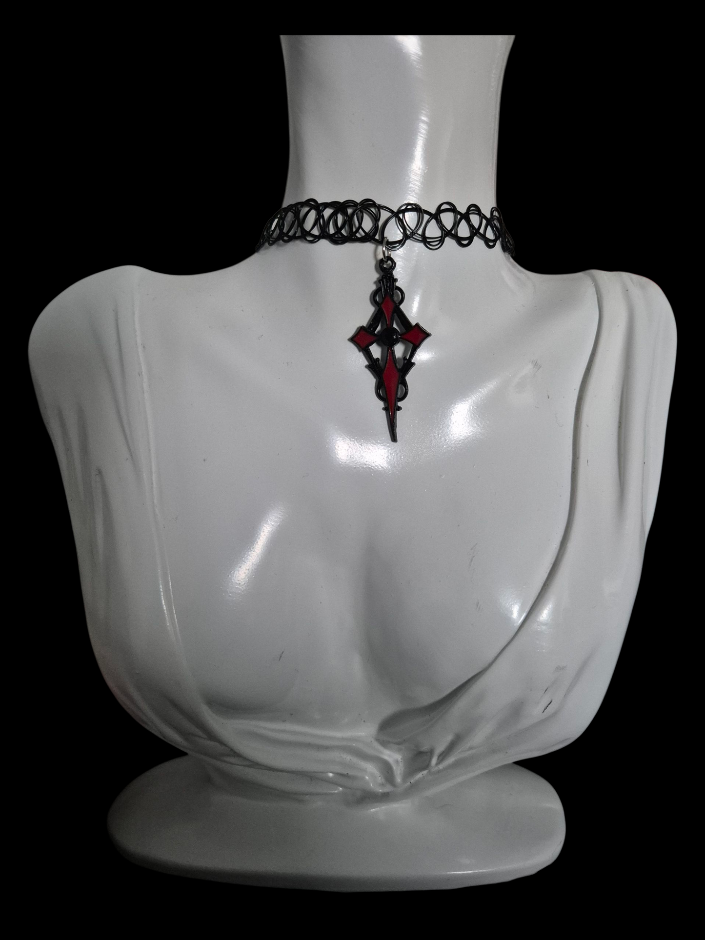 Gothic Cross Choker
