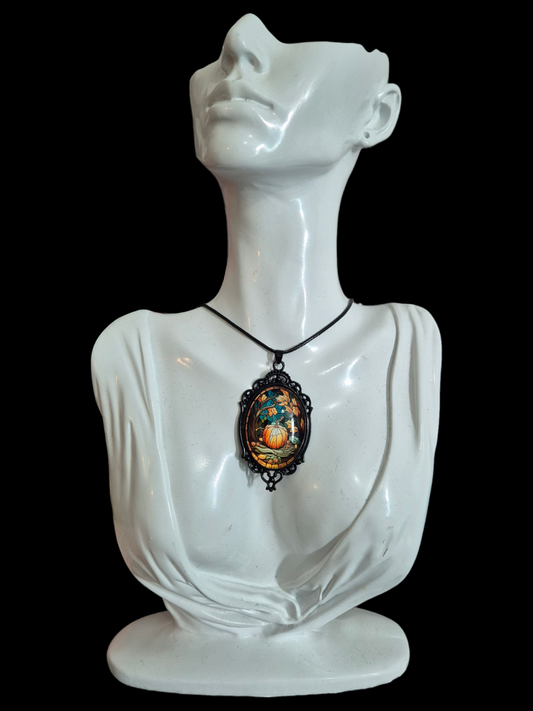 Gothic Pumpkin Necklace