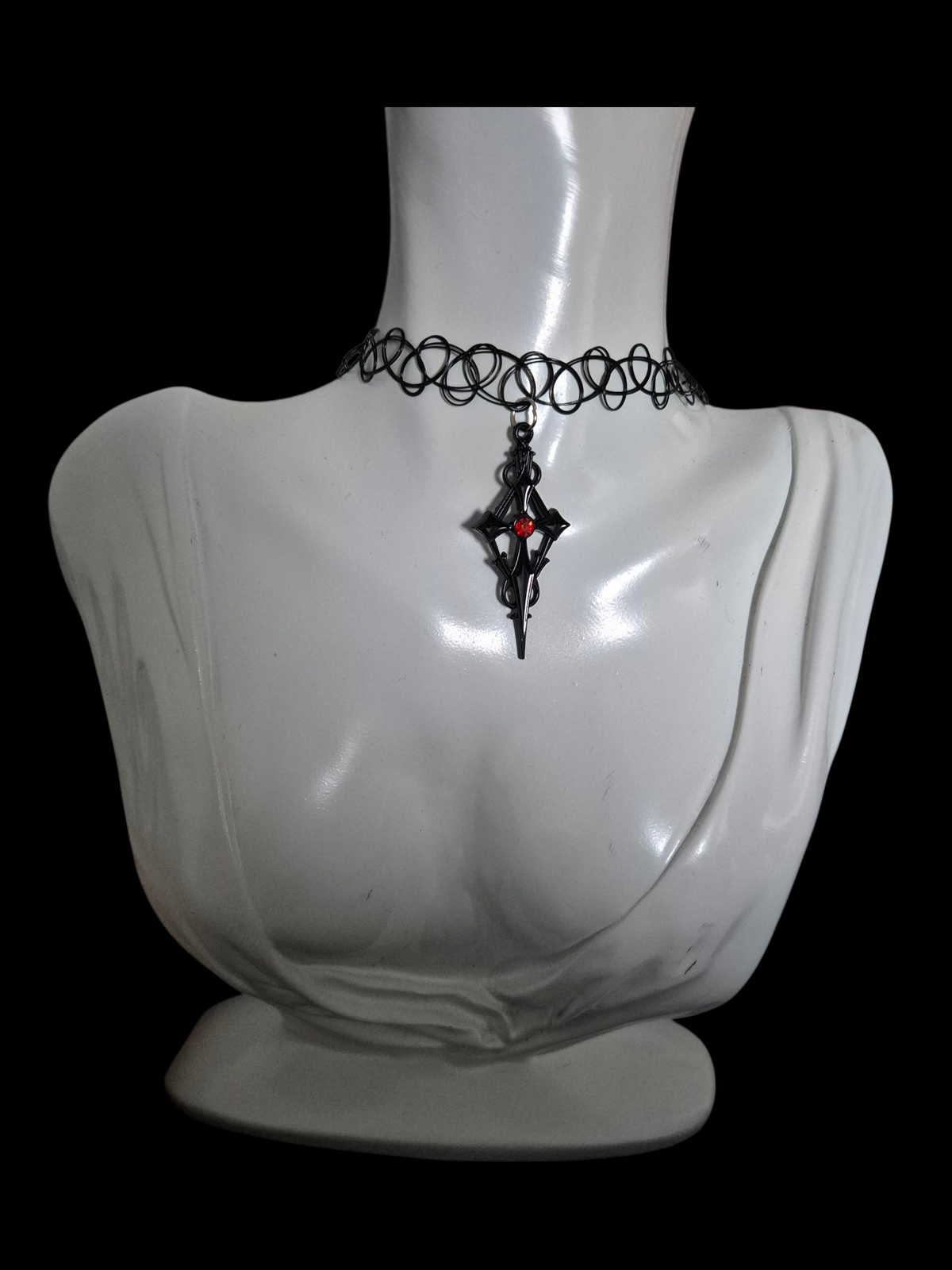 Gothic Cross Choker