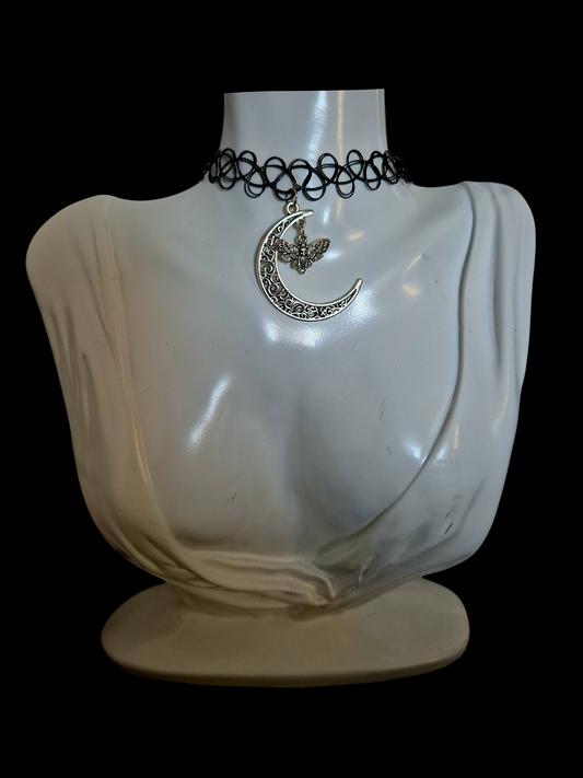 Moth & Moon Choker